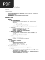 ESL Final Exam Study Guide  (1)