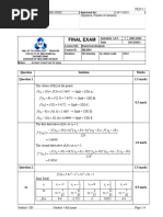 Numerical Analysis Solution_Semester 231_2312