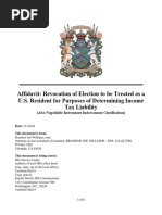 (READ)OSF - Revocation of Election to Be Treated as a U.S. Resident