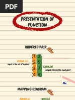 Presentation of Functions