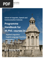 CLCS MPhil Course Handbook 2024 25 (Final)