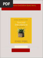 Get Social Deviance 2nd Edition Stuart Henry free all chapters