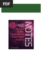 Natural Orifice Translumenal Endoscopic Surgery all chapter instant download