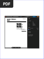 Komatsu Wheel Loader Wa100 1 Wa150!1!10001 and Up Operation Maintenance Manual Seam04160101