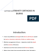 2. UPPER EXTRIMITY ORTHOSIS IN BURNS