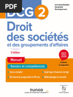 DCG 2 droit des sociétés 2023 2024 DUNOD