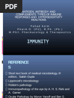 Hypersensitivity Reactions (Lecture 3)