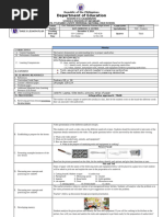 DLL about Tools and Equipment in Preparing Sandwiches