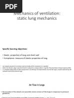 Elastic Properties of Lung and Pulmonary Ventilation