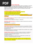 data structures notes