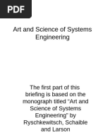 Lecture 22 - Balancing art and science of systems engineering