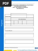 Programa MAT I  (unepo)