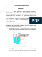 INSTALAÇÕES HIDROSANITÁRIAS