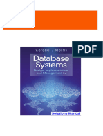 Full download Database Systems Design Implementation and Management 11th Edition Coronel Solutions Manual pdf docx