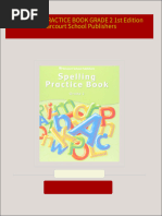 SPELLING PRACTICE BOOK GRADE 2 1st Edition Harcourt School Publishers download pdf