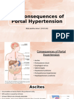 The consequences of portal hypertension