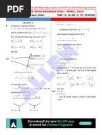 0904 Mathematics Paper With Solution Morning