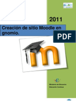 Guia para Crear Un Aula Moodle en Gnomio