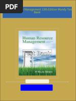 Human Resource Management 13th Edition Mondy Test Bank PDF Download Full Book with All Chapters