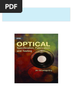 [FREE PDF sample] Optical Specification Fabrication and Testing First Edition Schwiegerling ebooks