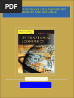 Full download International Economics A Policy Approach 10th Edition Kreinin Solutions Manual pdf docx