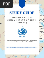 MUN - UNHRC STUDYGUIDE