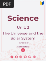 Universe and the Solar System - ملخص