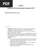 UNIT- 3 Network - Communication Aspects in IOT