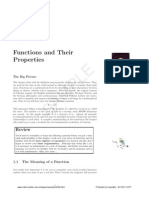 Sample: Functions and Their Properties