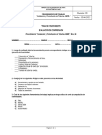 Ev. y Toma de Conocimiento PTS Instalación y Termofusión de Tuberías HDPE.