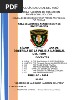 SILABO DE DOCTRINA PNP 2024