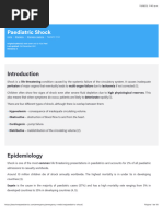 Paediatric Shock - TeachMePaediatrics