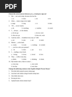 Latihan Simple Present Kelas 6