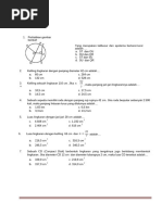 Tugas Matematika lingkaran dan bangun ruang sisi datar