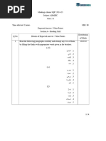 CBSE Class 10 Arabic Marking Scheme Question Paper 2024-25