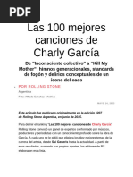 Las 100 mejores canciones de Charly García