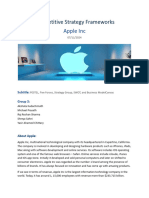 Apple Inc - Competitive Strategy Frameworks