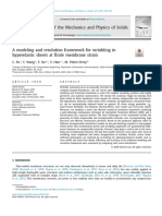 A modeling and resolution framework for wrinkling in hyperelastic sheets at finite membrane strain