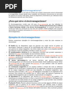 Electromagnetismo - Actividad