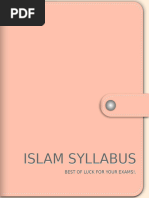 islam revision plan