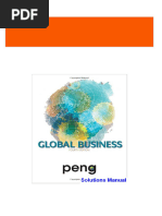 Global Business 4th Edition Mike Peng Solutions Manual PDF Download Full Book with All Chapters