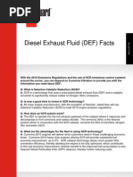 Diesel Exhaust Fluid (DEF) Facts