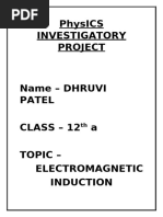 Physics Electromagnetic Induction