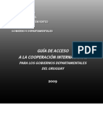 Guia de Acceso A La Cooperacion Internacional para Los GGDD de Uruguay