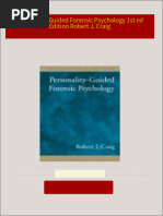 Download Complete Personality Guided Forensic Psychology 1st ed Edition Robert J. Craig PDF for All Chapters