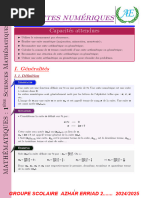 Chapitre 5....suites numérique