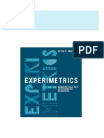 Download full Experimetrics Econometrics for Experimental Economics 1st Edition Peter G. Moffatt ebook all chapters