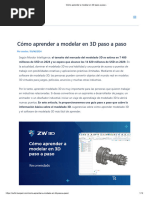 Cómo aprender a modelar en 3D paso a paso -