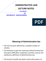 Administrative Law