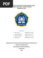 PERANCANGAN APLIKASI STOK BARANG PADA GUDANG BENGKEL SADEWA MOBIL